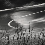 Contrails Over Mesa Verde